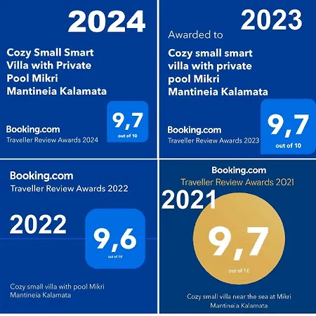 Villa Cozy Small Smart With Private Pool Mikri Mantineia Kalamata